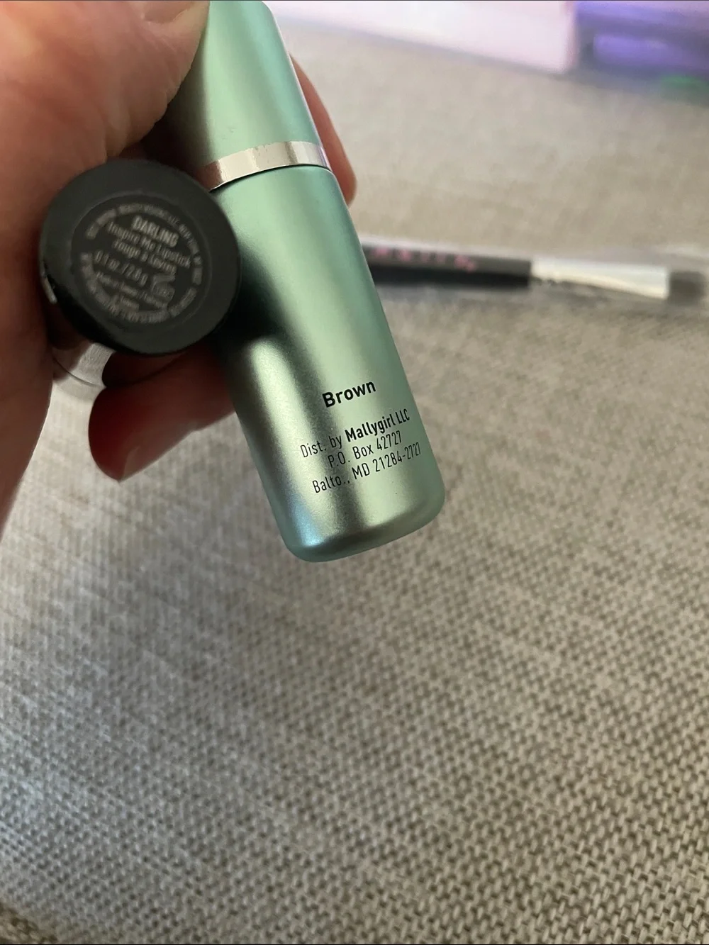 Mally Beauty Liquid Light Eyecolor with Dual Brush and Lipstick